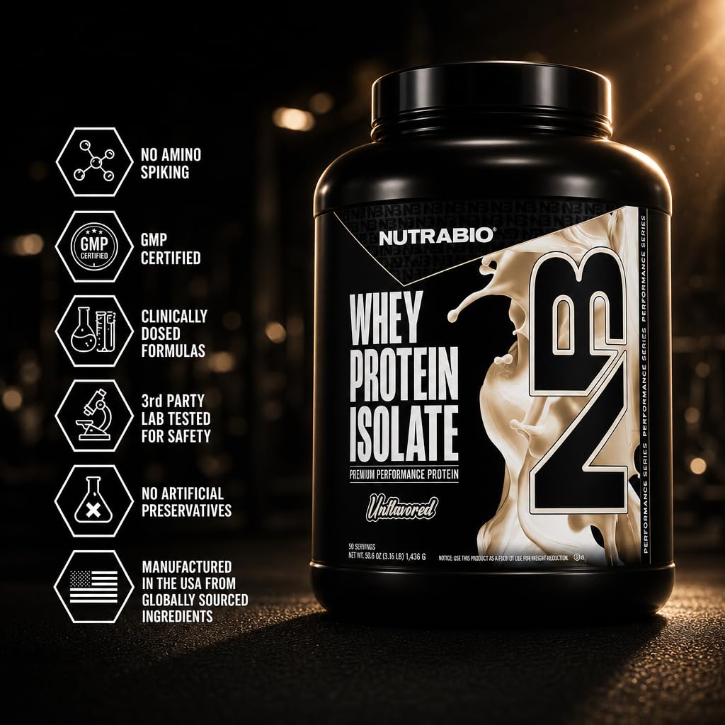 NutraBio interior del envase con porciones medibles para 50 usos