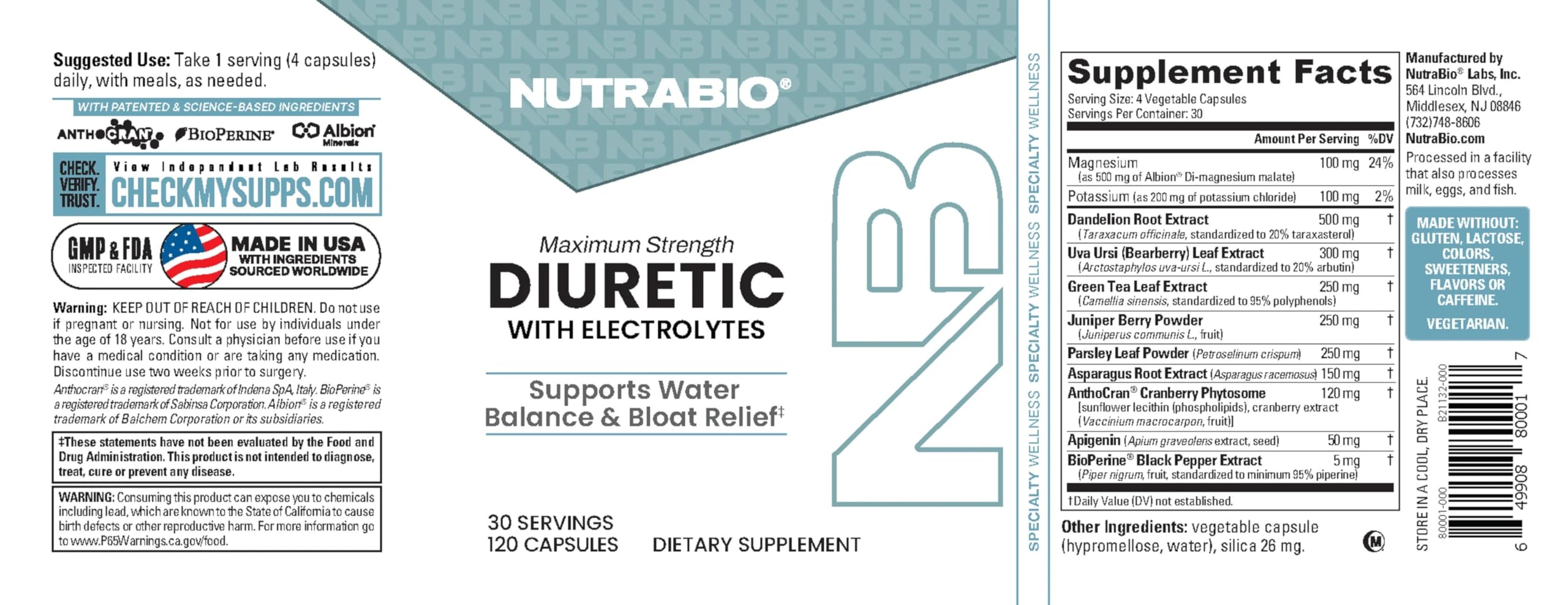 NutraBio suplemento sobre encimera ilustrando uso diario práctico