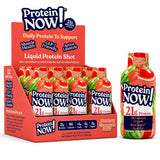 NutraBio Protein Now frente mostrando diseño y conveniencia
