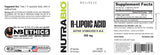 NutraBio detalle de cápsula para ver textura y recubrimiento protector