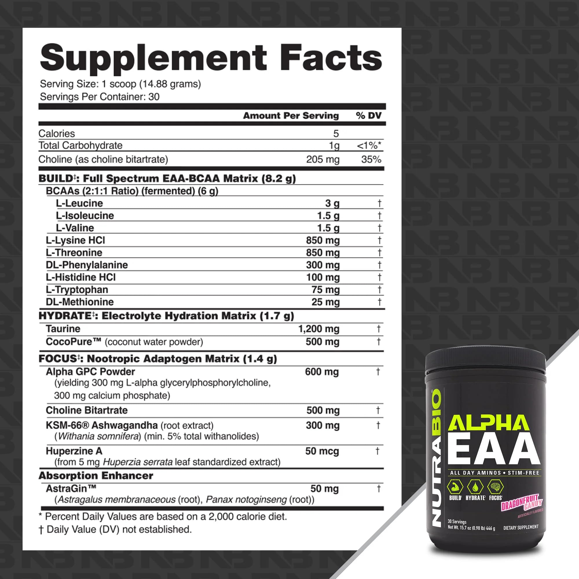 NutraBio textura del polvo fina, mezcla fácil y disolución rápida