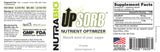 NutraBio UpSorb ingredientes cercano, imagen de AstraGin y BioPerine para eficacia