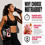 NutraBio etiqueta nutricional clara, transparencia y sin mezclas propietarias