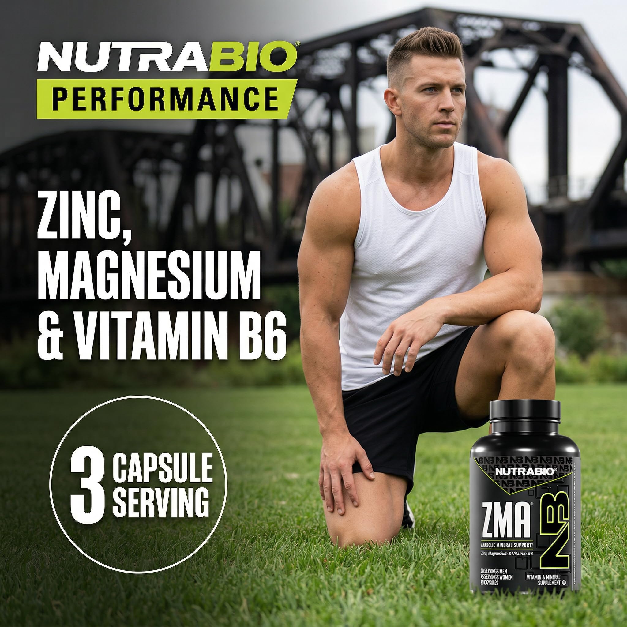 NutraBio frasco en mano para mostrar escala y cantidad por envase