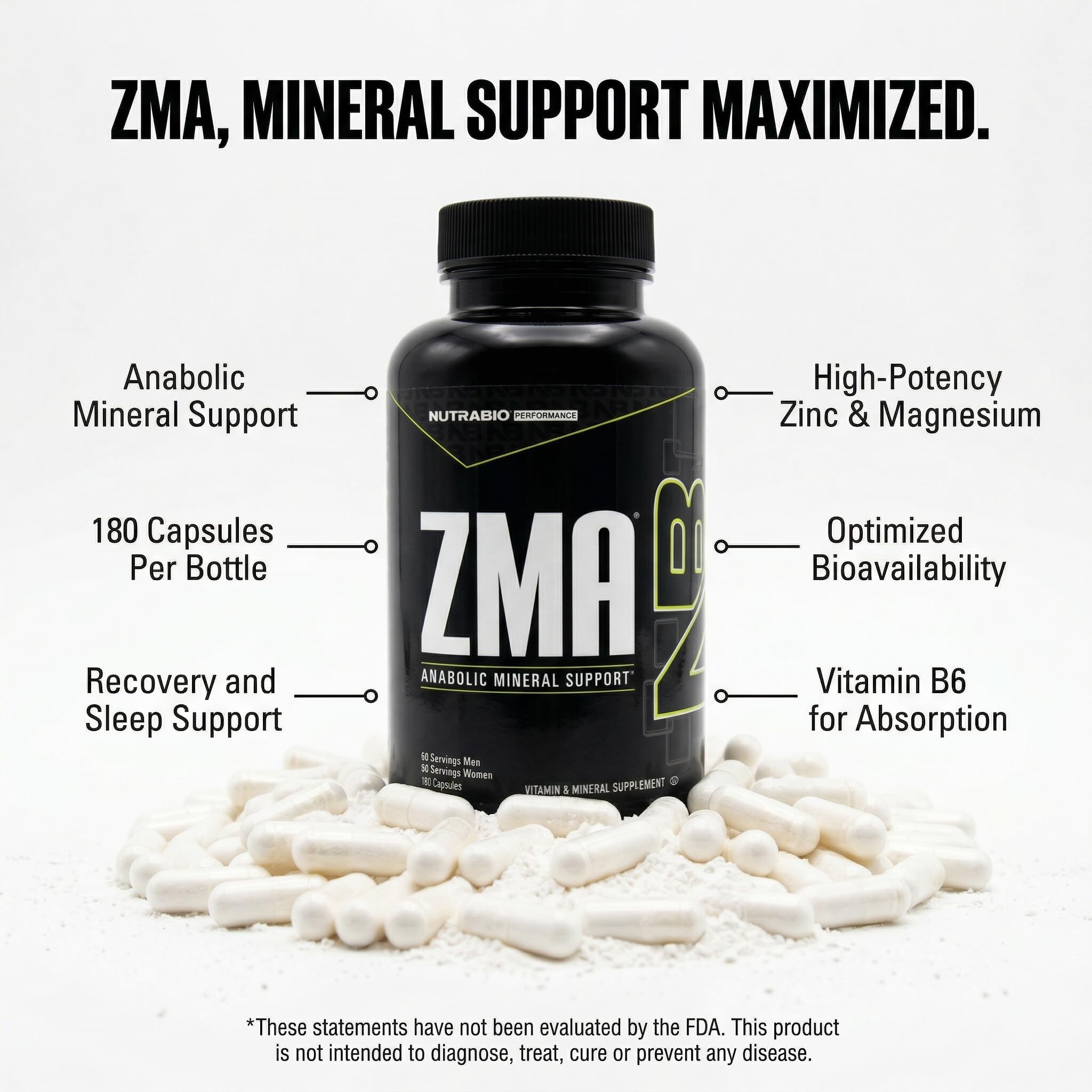 NutraBio ZMA tomado antes de dormir mejora la recuperación nocturna