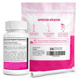 NutraBlast close-up del supositorio que resalta su textura y facilidad de inserción
