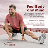 NutraBulk etiqueta nutricional legible con información de cianocobalamina