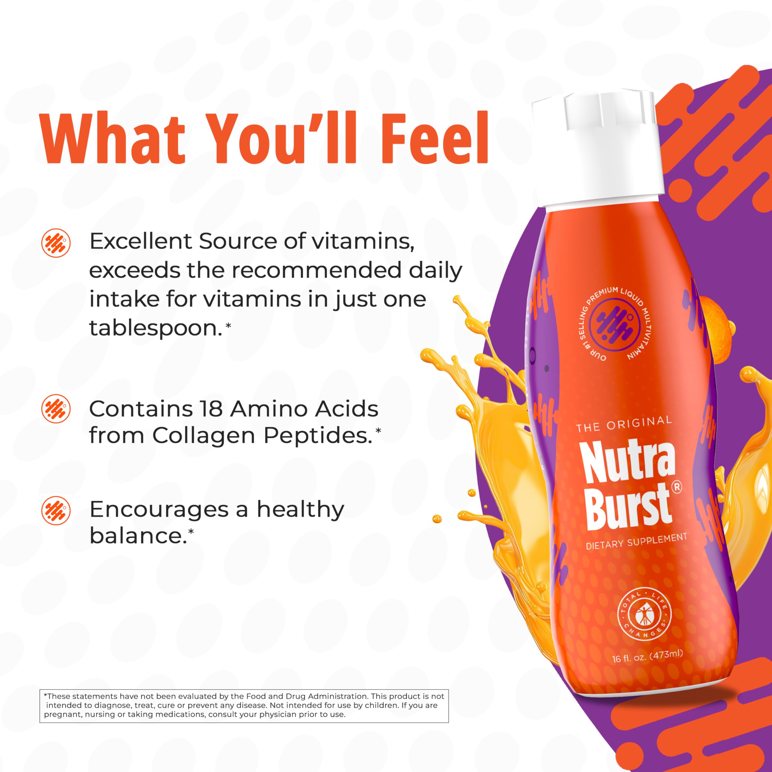 NUTRA BURST en mesa de desayuno para integrar al estilo de vida