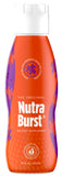 NUTRA BURST botella frontal mostrando la etiqueta y tamaño práctico