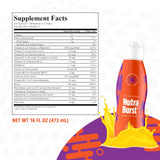 NUTRA BURST líquido en cuchara destacando textura y fácil dosificación