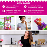 Nutracelle empaque con iconos keto, vegano y sin alérgenos, útil para elegir