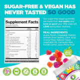 Nutracelle textura de gomitas cercana exhibiendo pectina vegetal suave