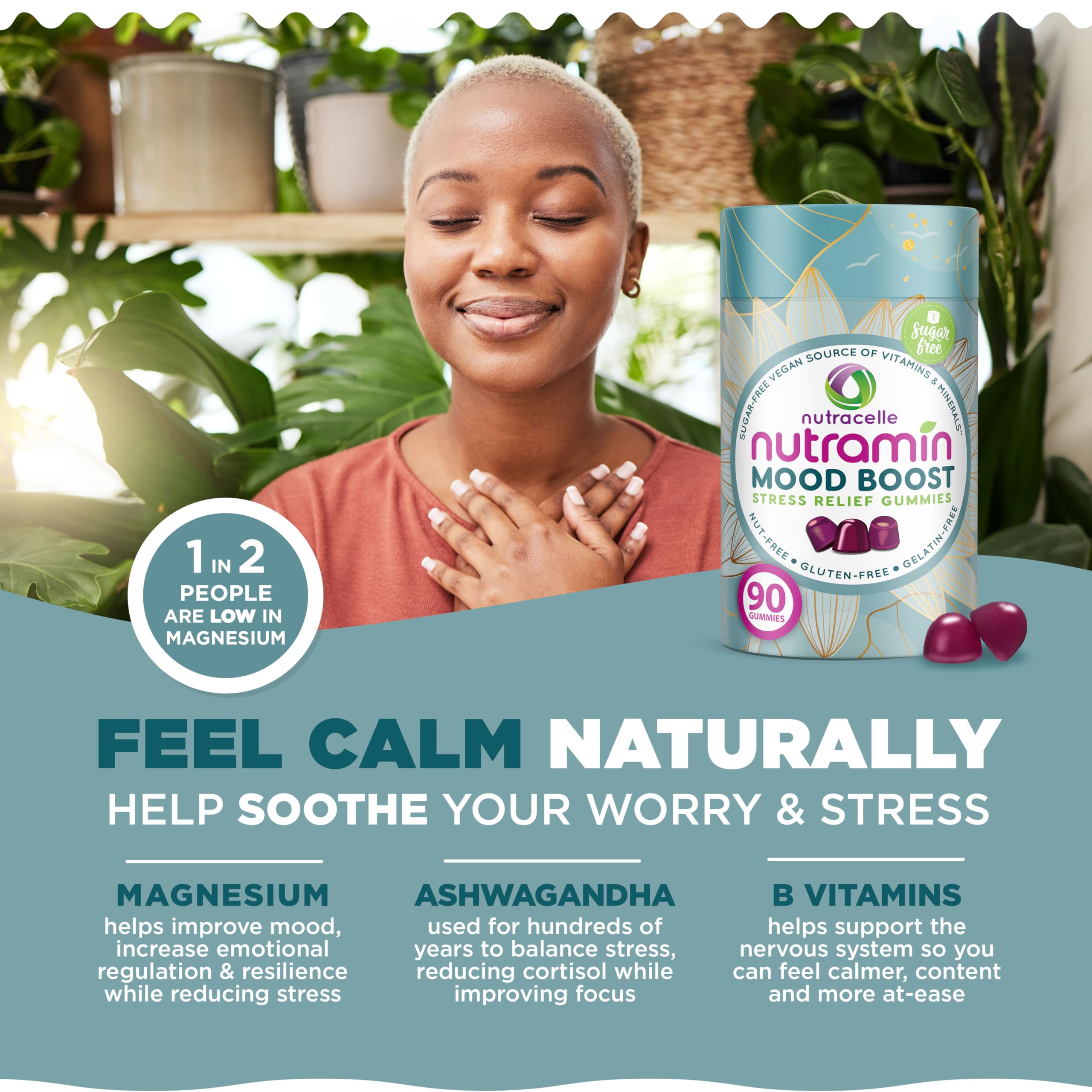 Nutracelle gominola de cerca mostrando textura masticable y atractivo natural