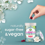 Nutracelle persona en oficina tomando Nutramin para concentración práctica
