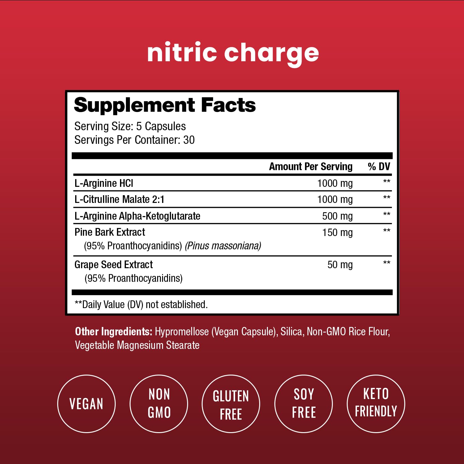 NutraChamps tamaño de pastilla en comparación con mano para referencia