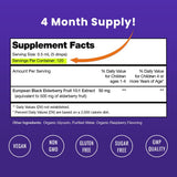 NutraChamps comparación de tamaño del frasco indicando rendimiento de cuatro meses