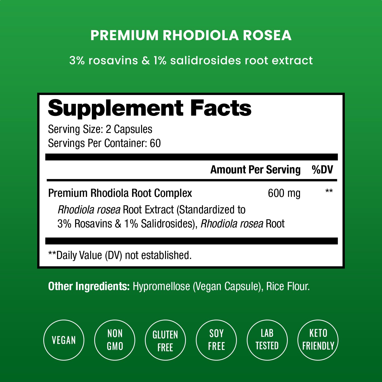 NutraChamps etiqueta detallada mostrando estandarización y dosis