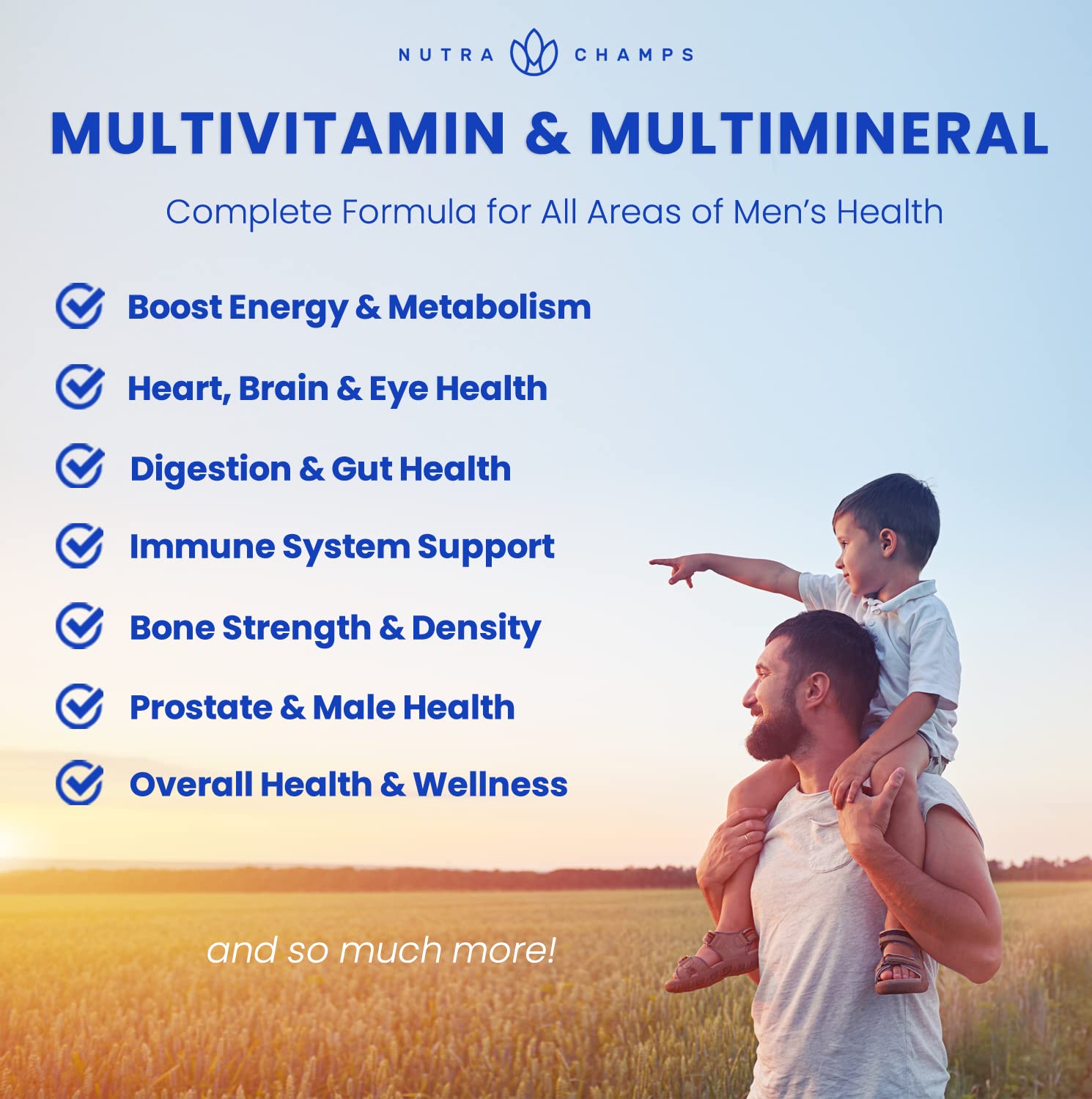 NutraChamps etiqueta nutricional detallada, información clara de ingredientes