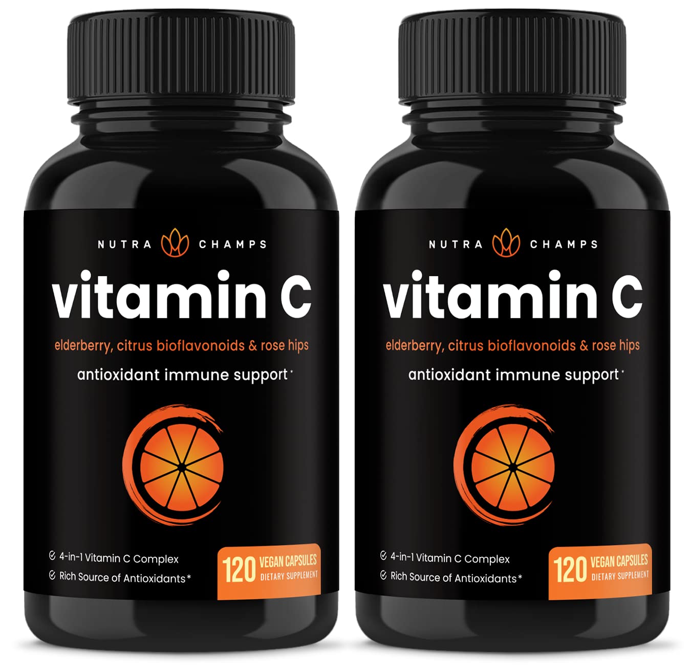 NutraChamps envase frontal mostrando diseño y cantidad del producto