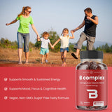 NutraChamps porción de gominolas sobre plato para control de dosis diario