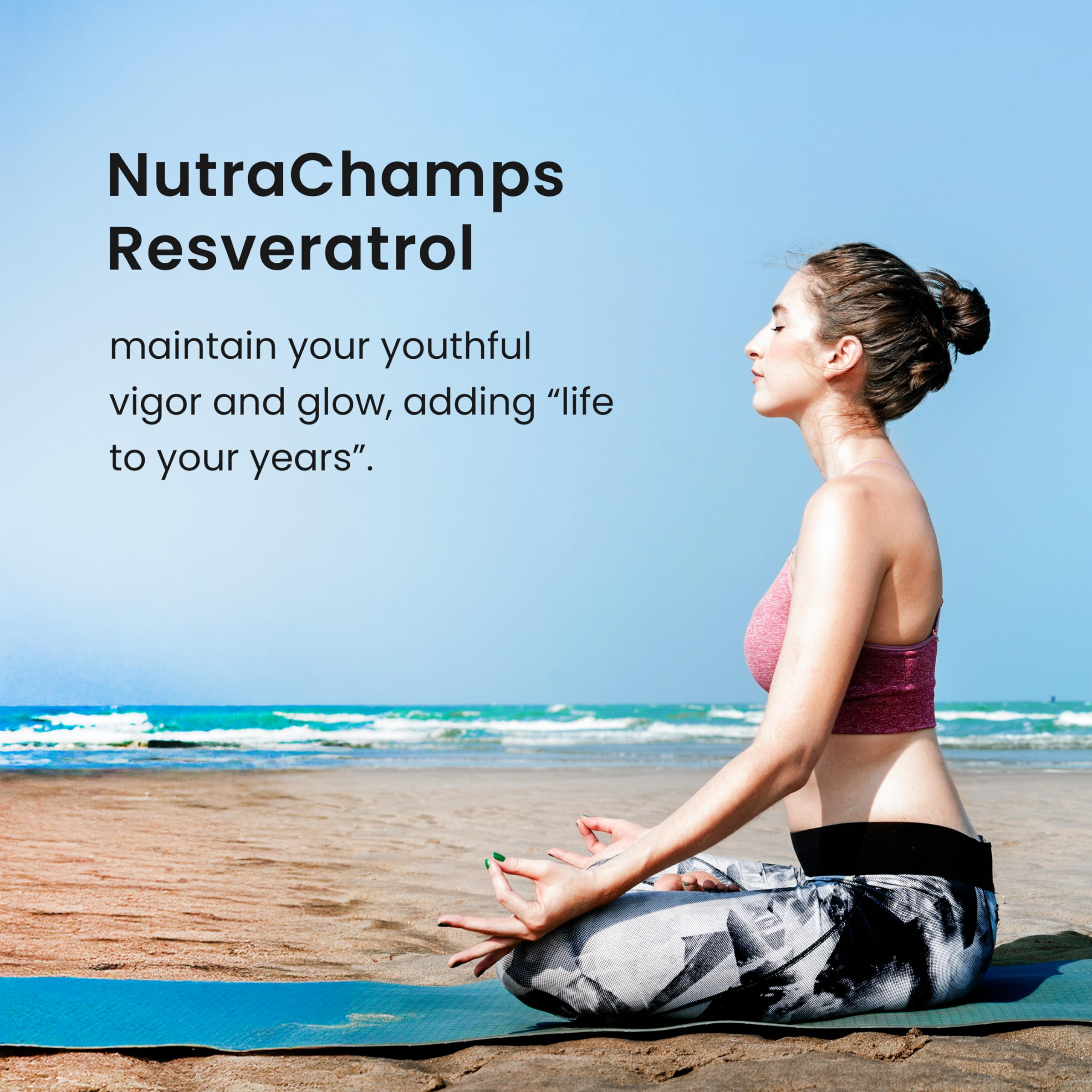 NutraChamps cápsula vegana en primer plano destacando pureza