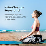 NutraChamps cápsula vegana en primer plano destacando pureza