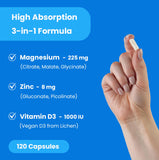 NutraChamps botella junto a una manzana para comparar tamaño y dosis