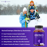 NutraChamps detalle de corte de gomita mostrando consistencia y color