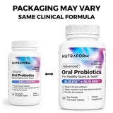 Nutraform etiqueta ingredientes que destaca BLIS K12 y BLIS M18