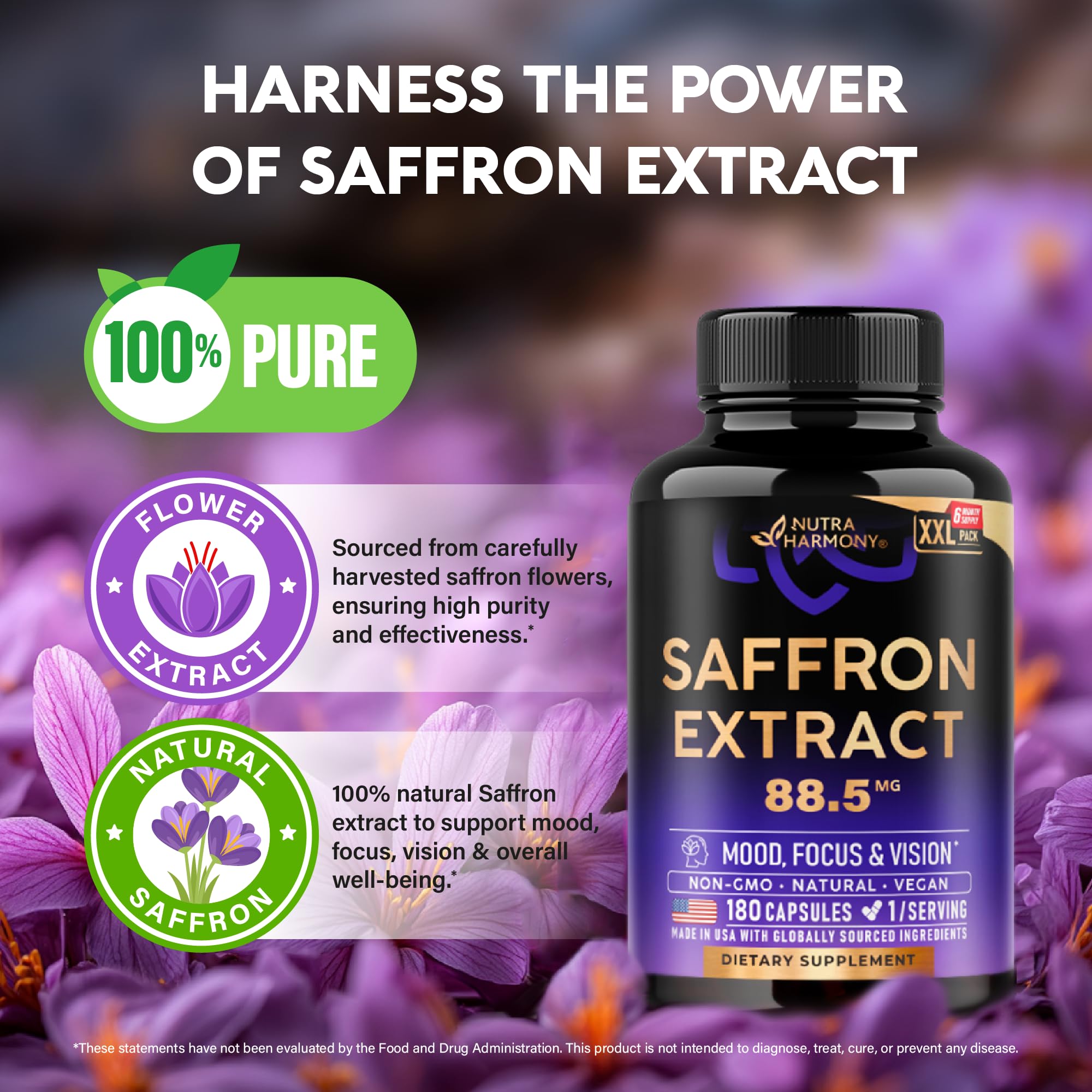 NUTRAHARMONY extracto en polvo textura, beneficio: pureza visible