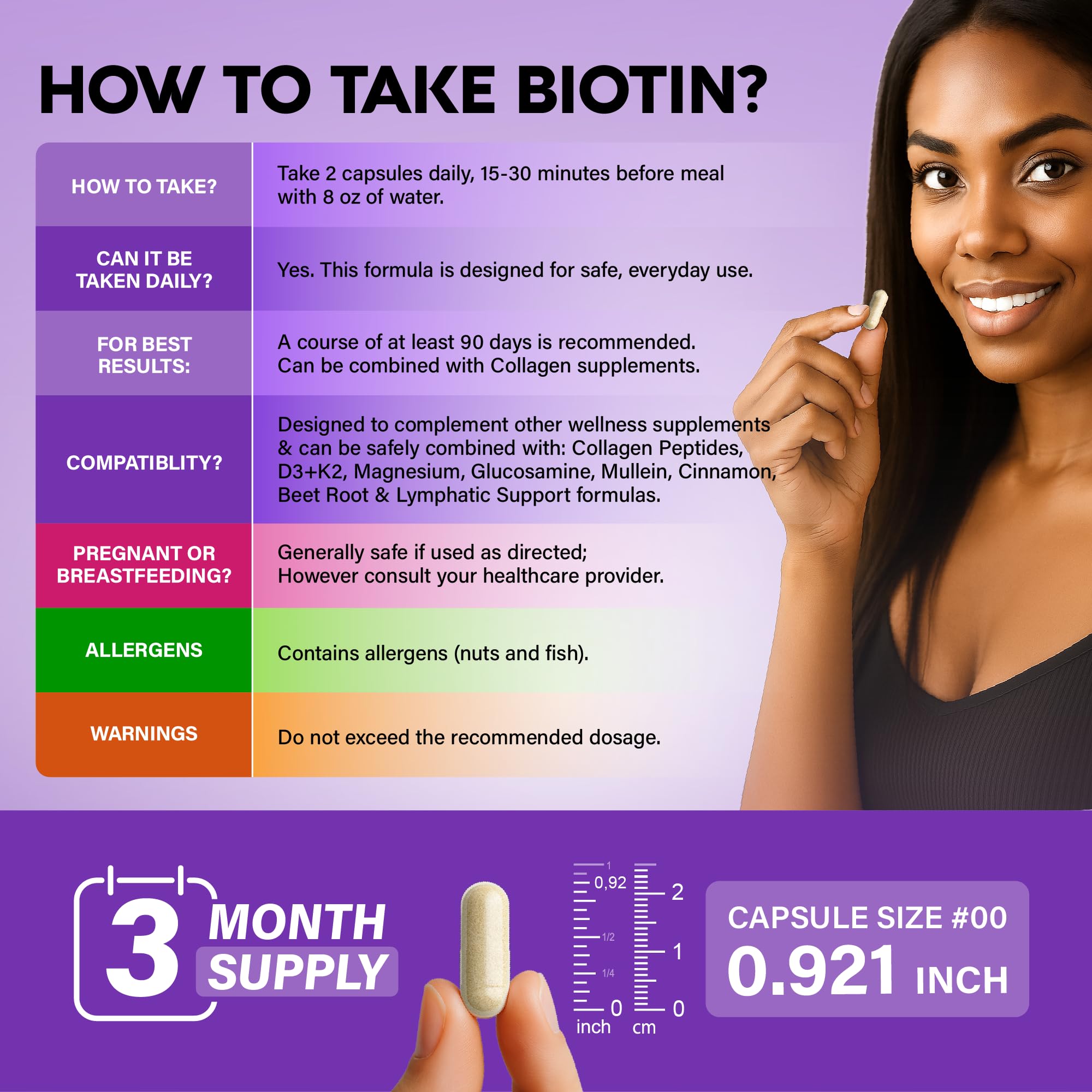 NUTRAHARMONY cápsula abierta mostrando contenido de polvo activo