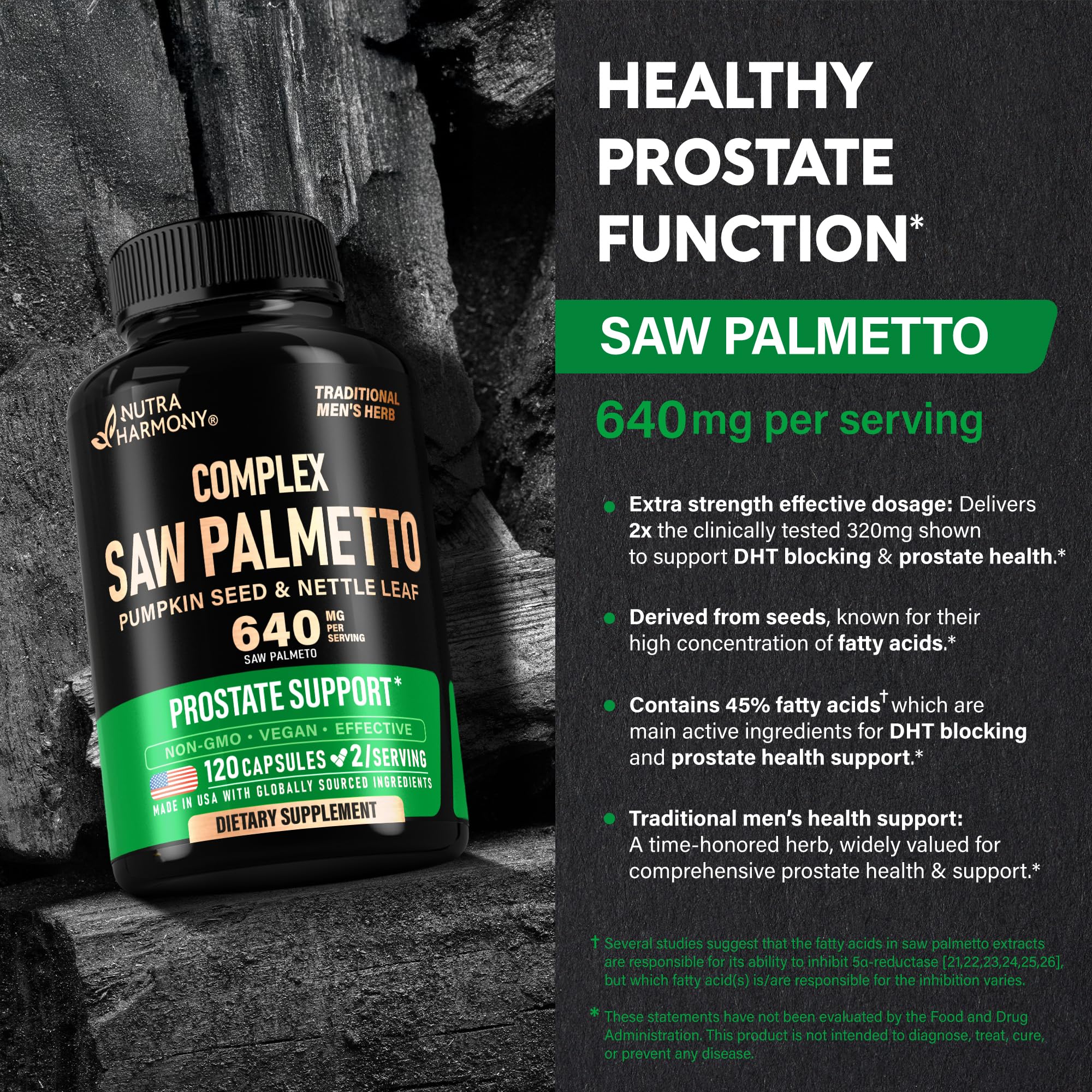 NUTRAHARMONY cápsulas en primer plano para apreciar textura y pureza