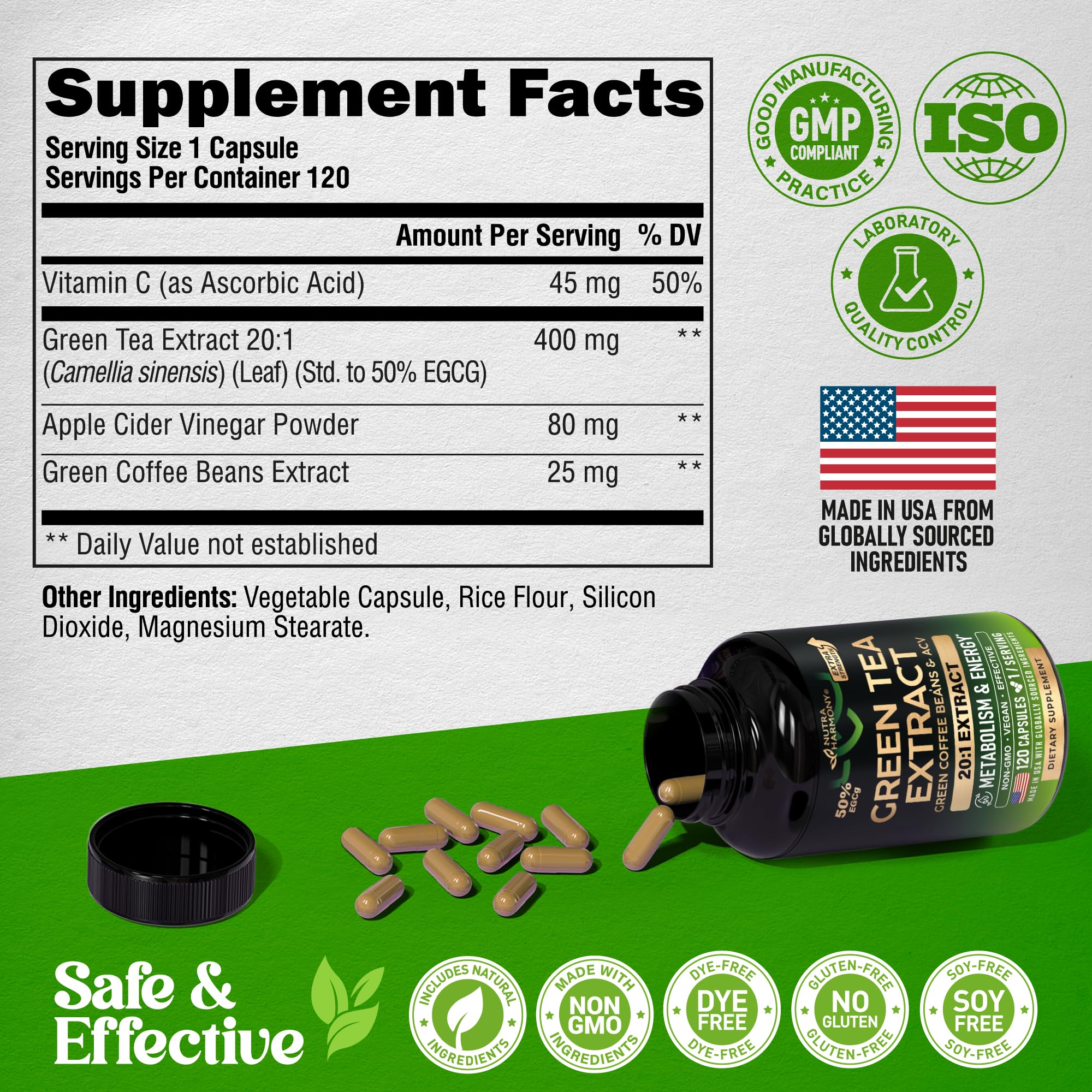 NUTRAHARMONY estilo de vida activo con suplemento en mesa de trabajo y botella de agua cercana