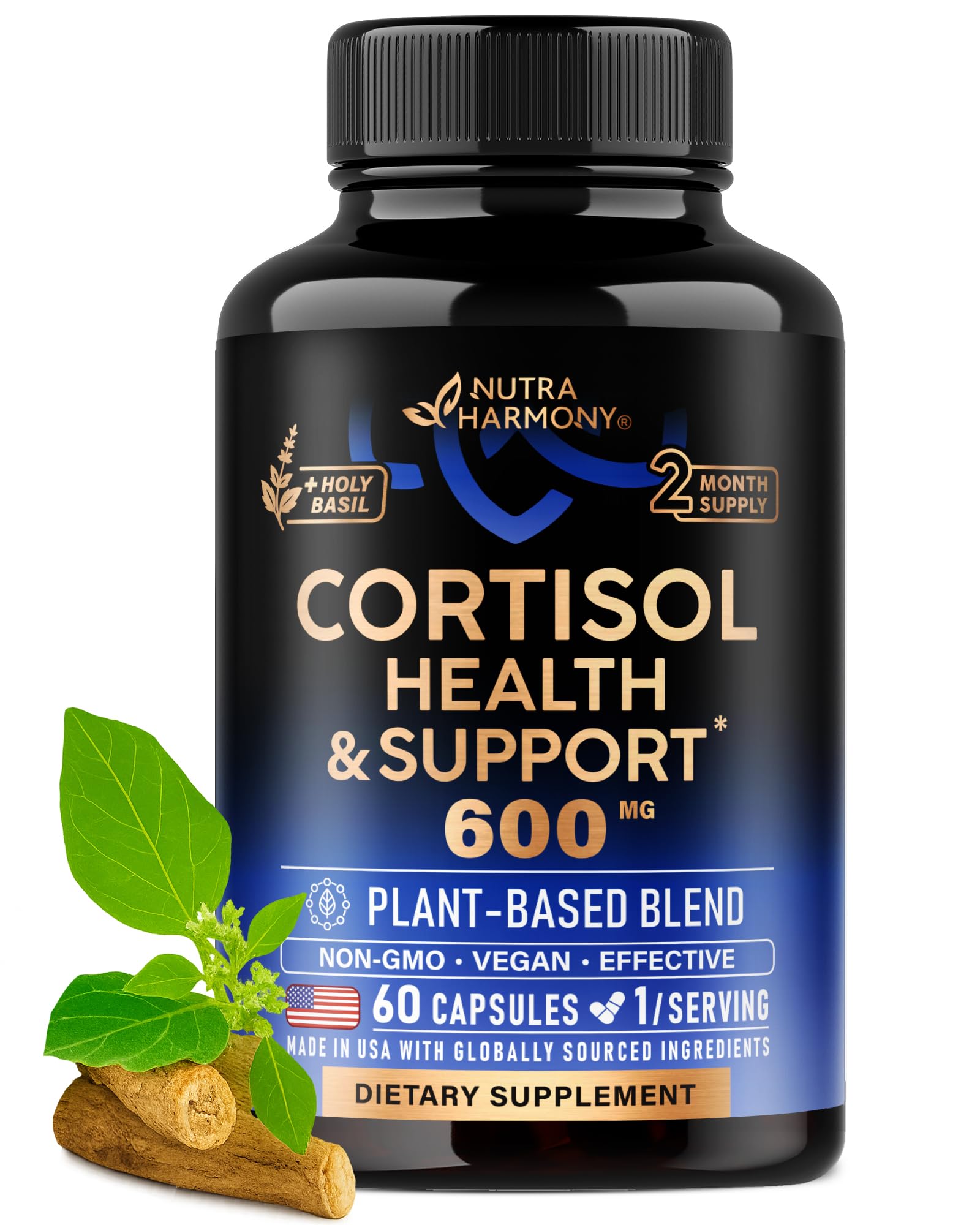 NUTRAHARMONY frente del producto mostrando etiqueta y beneficio equilibrio