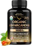 NUTRAHARMONY envase frontal mostrando dosis y certificado USDA Organic