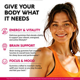 NUTRAHARMONY textura de goma cercana que sugiere sabor natural