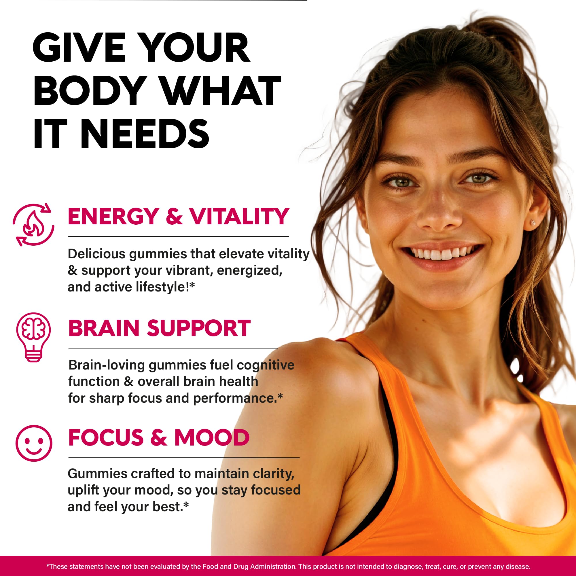 NUTRAHARMONY primer plano textura gomita que destaca suavidad y sabor