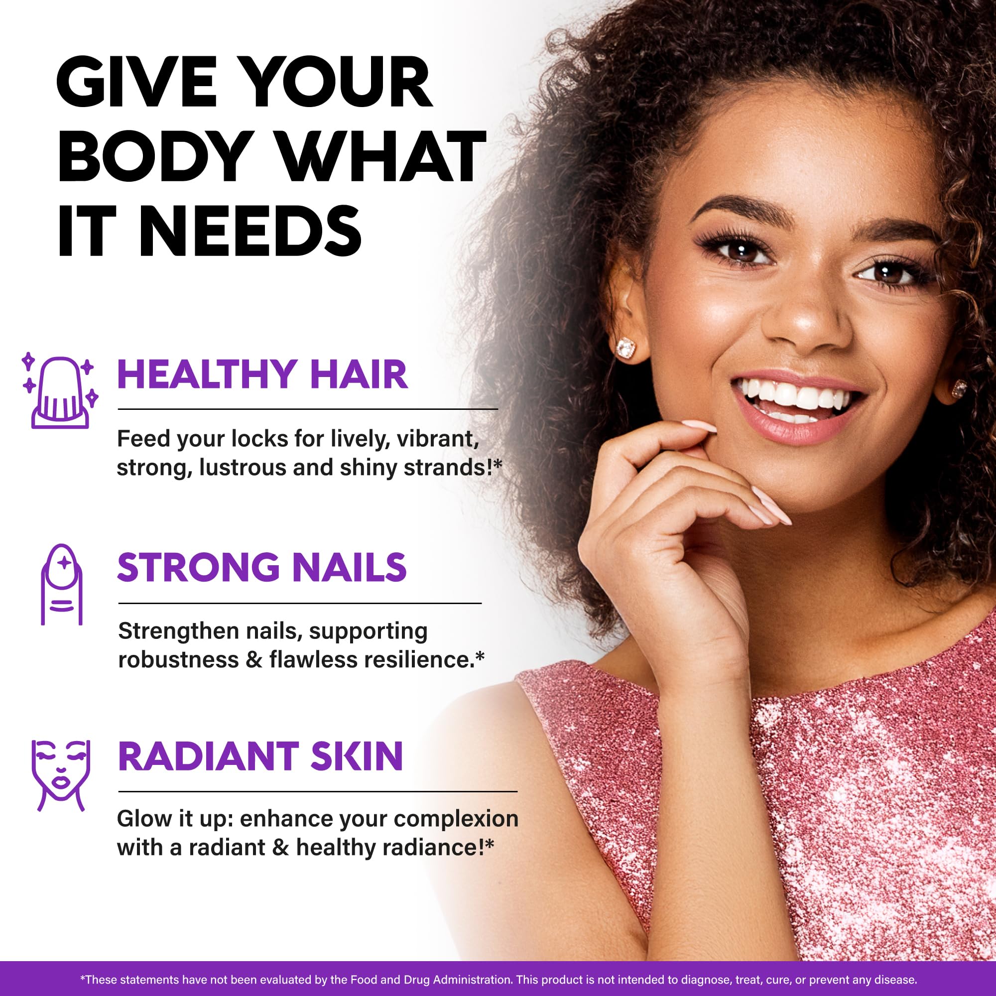 NUTRAHARMONY lista de ingredientes clave para apoyo de cabello y piel