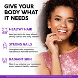 NUTRAHARMONY lista de ingredientes clave para apoyo de cabello y piel