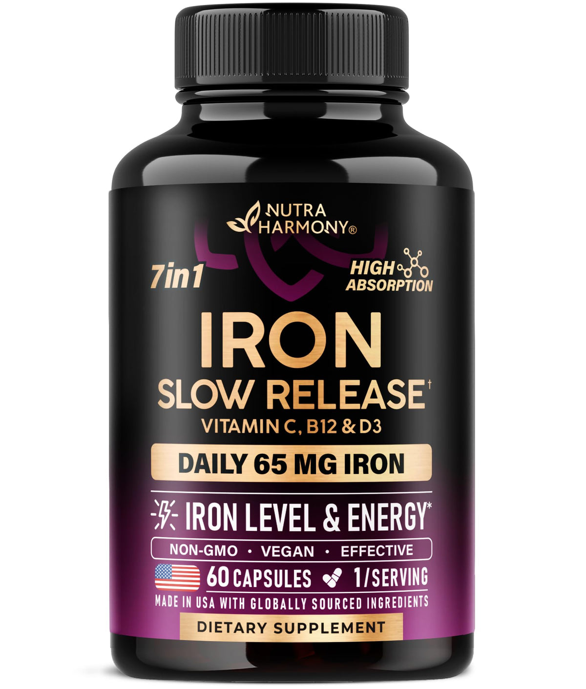 NUTRAHARMONY frente del envase mostrando etiqueta clara y beneficios