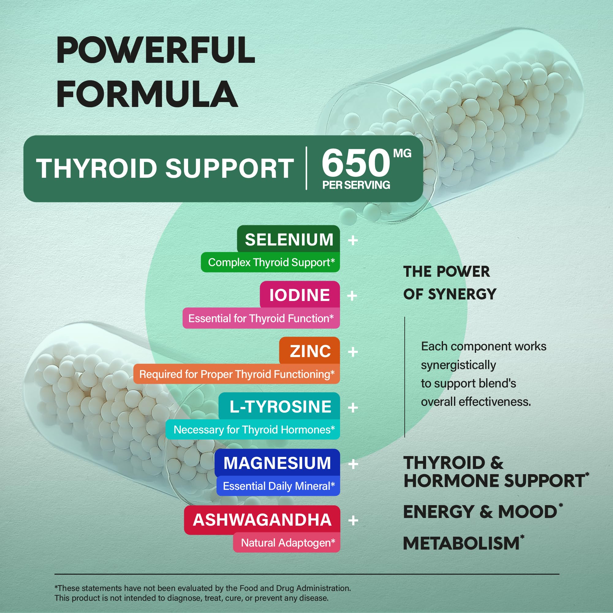 NUTRAHARMONY ingredientes principales sobre mesa para transparencia y origen
