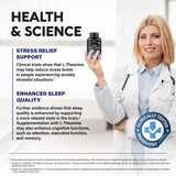 NUTRAHARMONY cápsula junto a reloj indicando uso nocturno y descanso