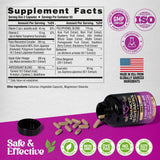 NUTRAHARMONY cápsula abierta con polvo ilustrando contenido vegetal concentrado