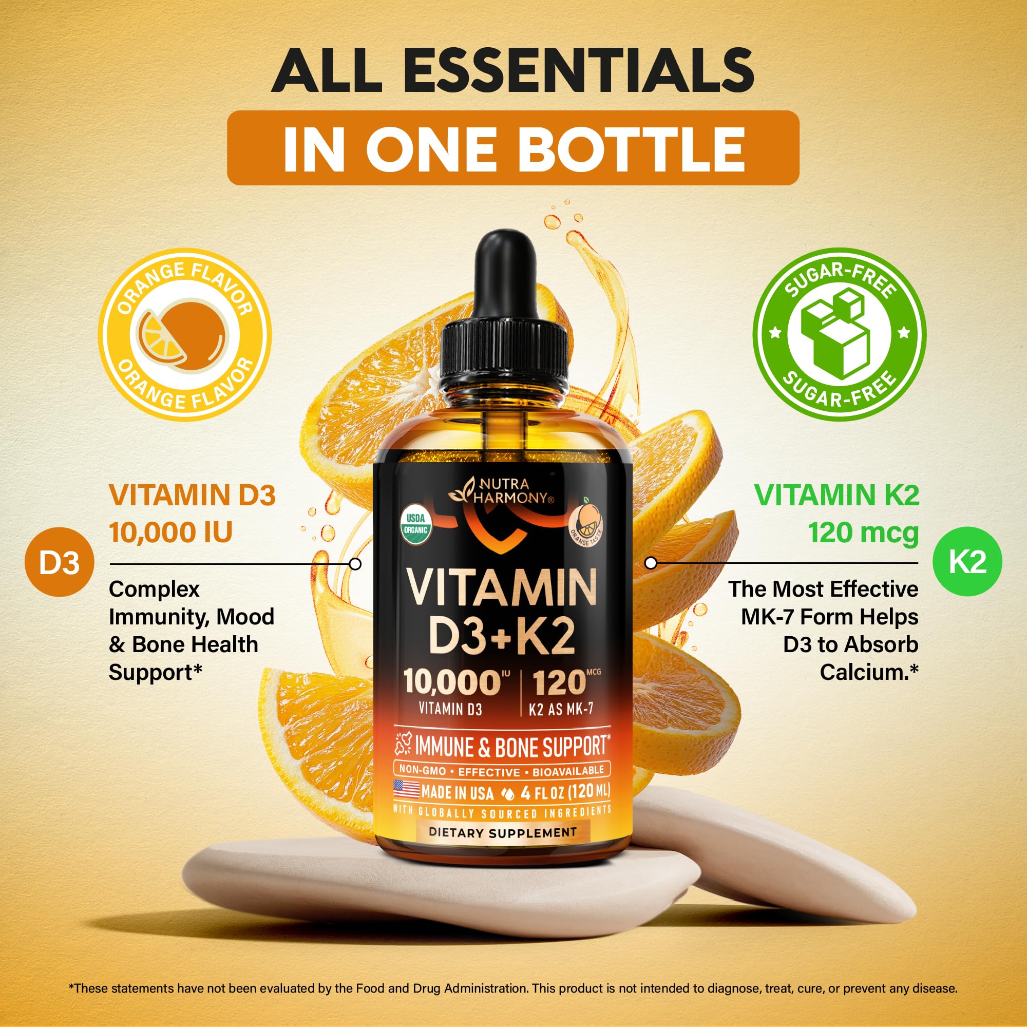 NUTRAHARMONY aceite MCT en textura líquida que favorece absorción de vitaminas