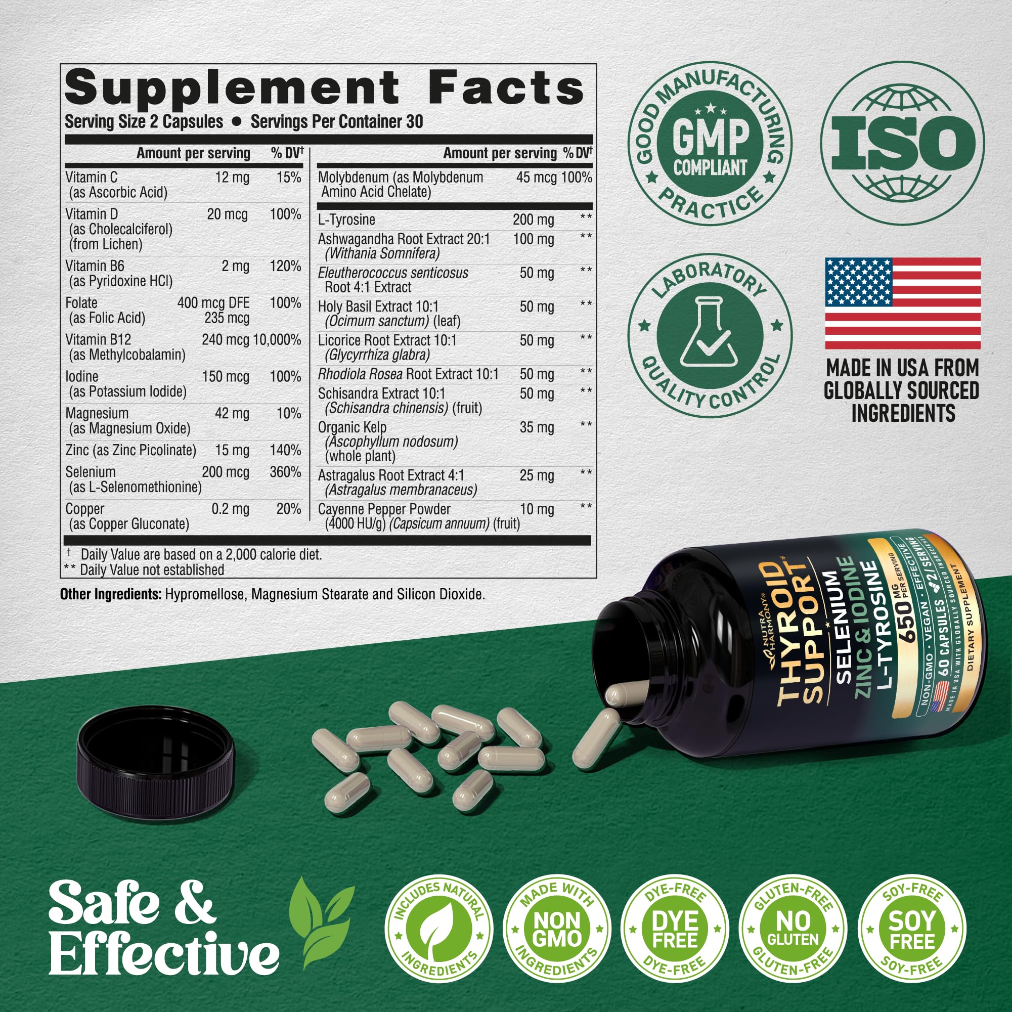 NUTRAHARMONY cápsulas junto a desayuno representando integración diaria