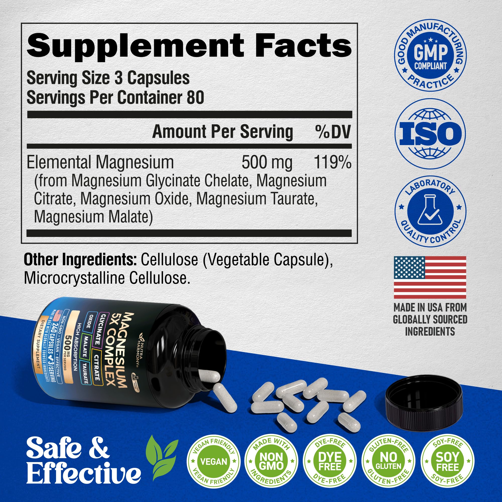 NUTRAHARMONY cápsulas junto a mesita de noche que sugieren mejor descanso