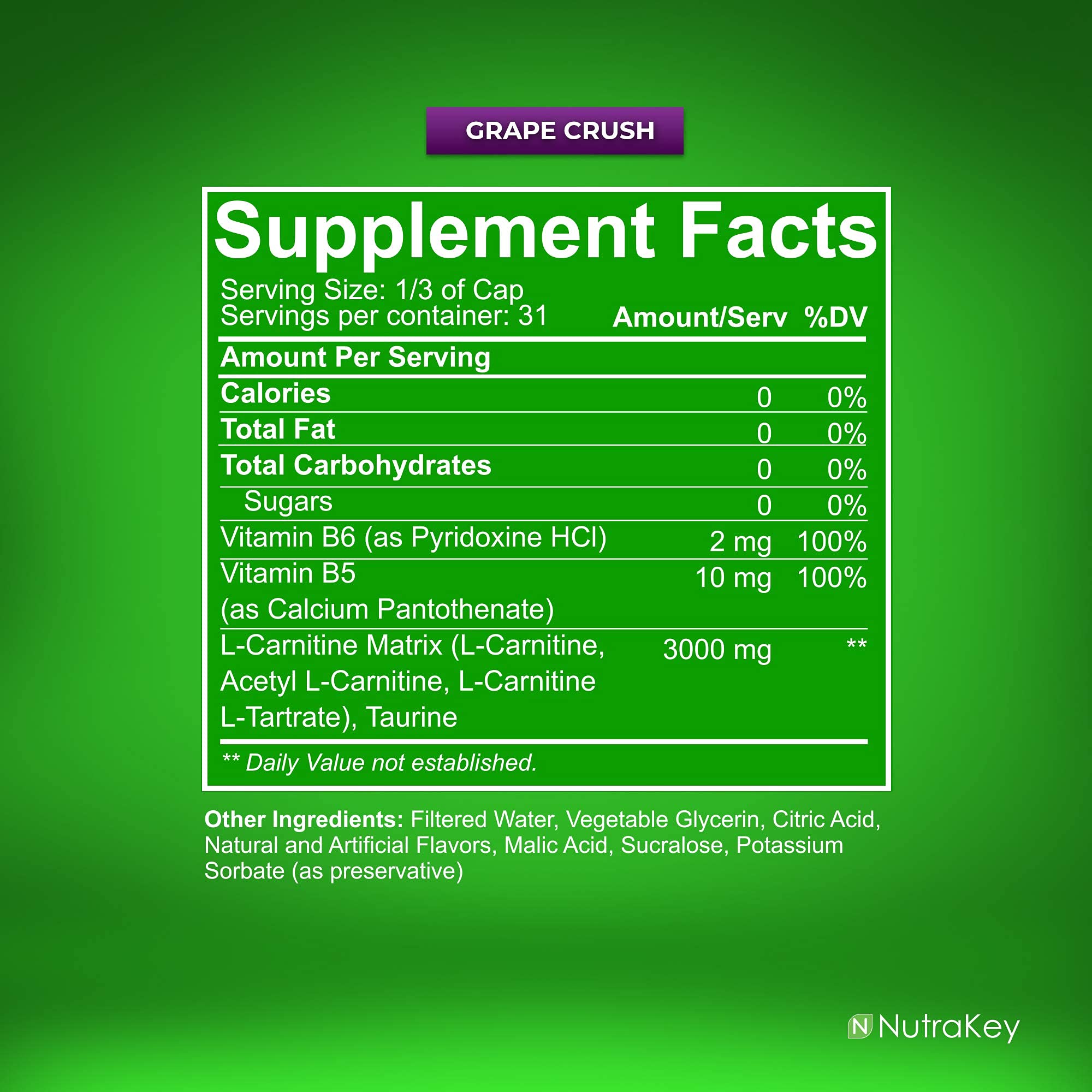 NutraKey textura del líquido morado detalle para ver concentración y pureza