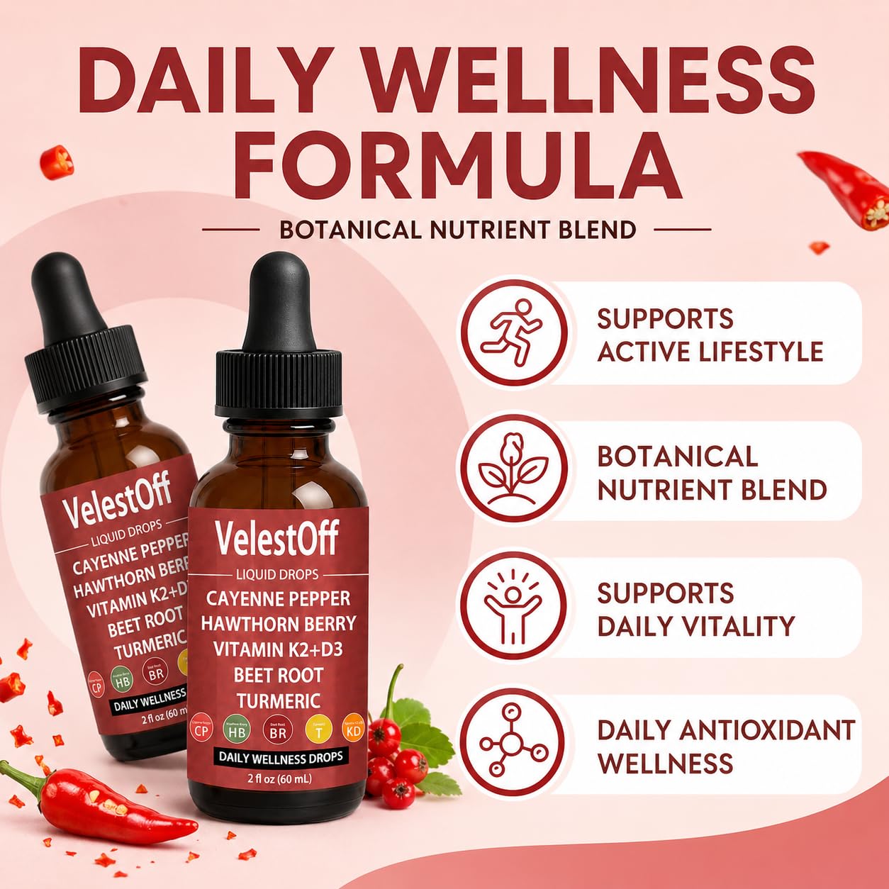 Nutralis Velestoff etiqueta en primer plano con lista de ingredientes visible y fácil lectura