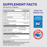 Nutramax Cosamin DS cápsulas en primer plano, fácil ingesta y dosificación