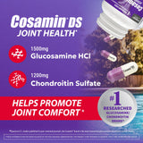 Nutramax Cosamin DS etiqueta lista de ingredientes clave y pureza
